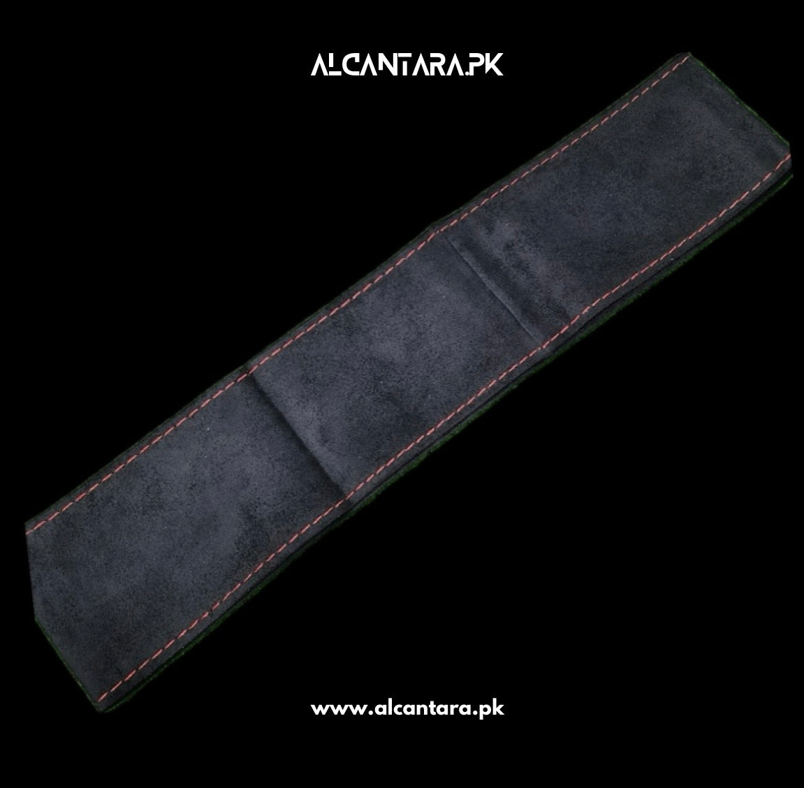 Alcantara/Suede Steering Wheel Cover (RED)